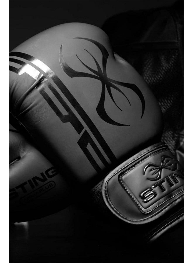 STING Olympics Sponsor - Armaplus Boxing Gloves | for Competition & Training (10OZ, Black) - Image 4