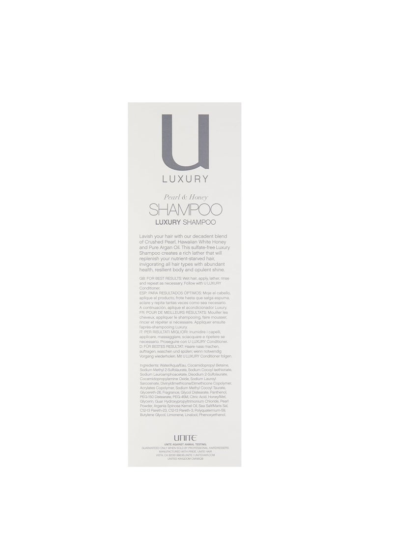 Unite - UNITE Hair U LUXURY Pearl & Honey Shampoo, 8.5 fl. Oz (Packaging may vary) - Image 1