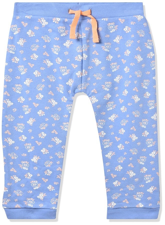 Hamleys H By Hamleys Baby-Girl's Regular Track Pants (BGDAAB10_Multicolour_6-9M) - Image 1