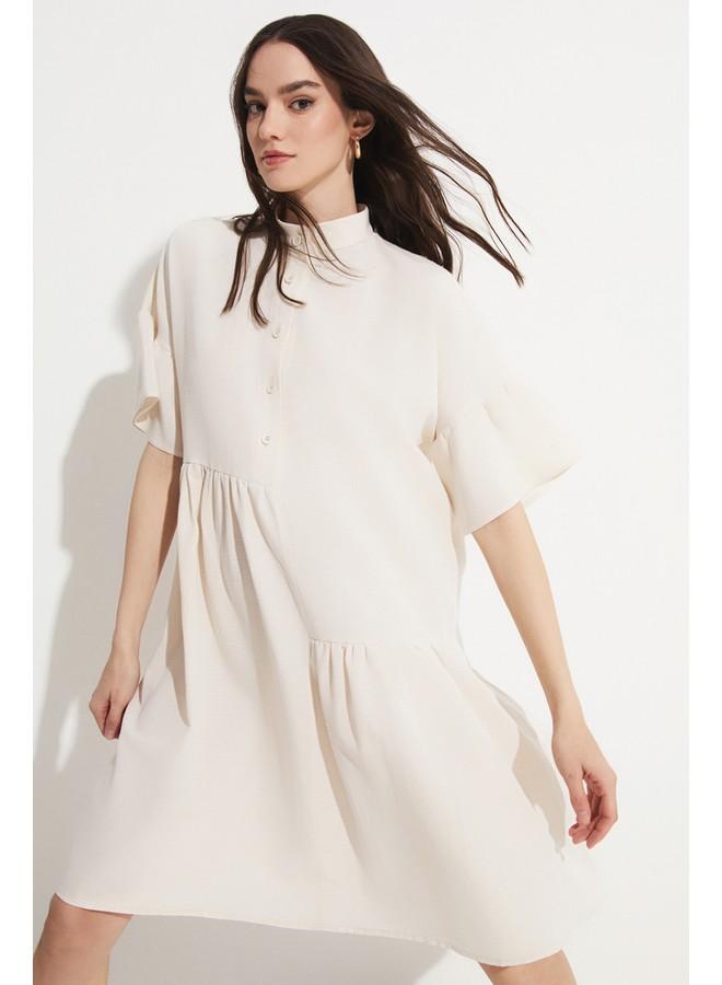 جون فستان بخصر منسدل - Image 3