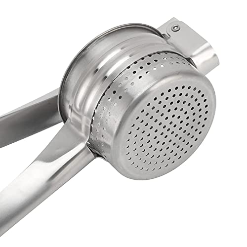 EVK® Potato Ricer and Masher Large Heavy Duty Stainless Steel Manual Masher Ricer Kitchen Tool Food Ricer Press Strainer Great for Smooth and Fluffy Mashed Potatoes, Puree, Fruit Juicer - Image 4