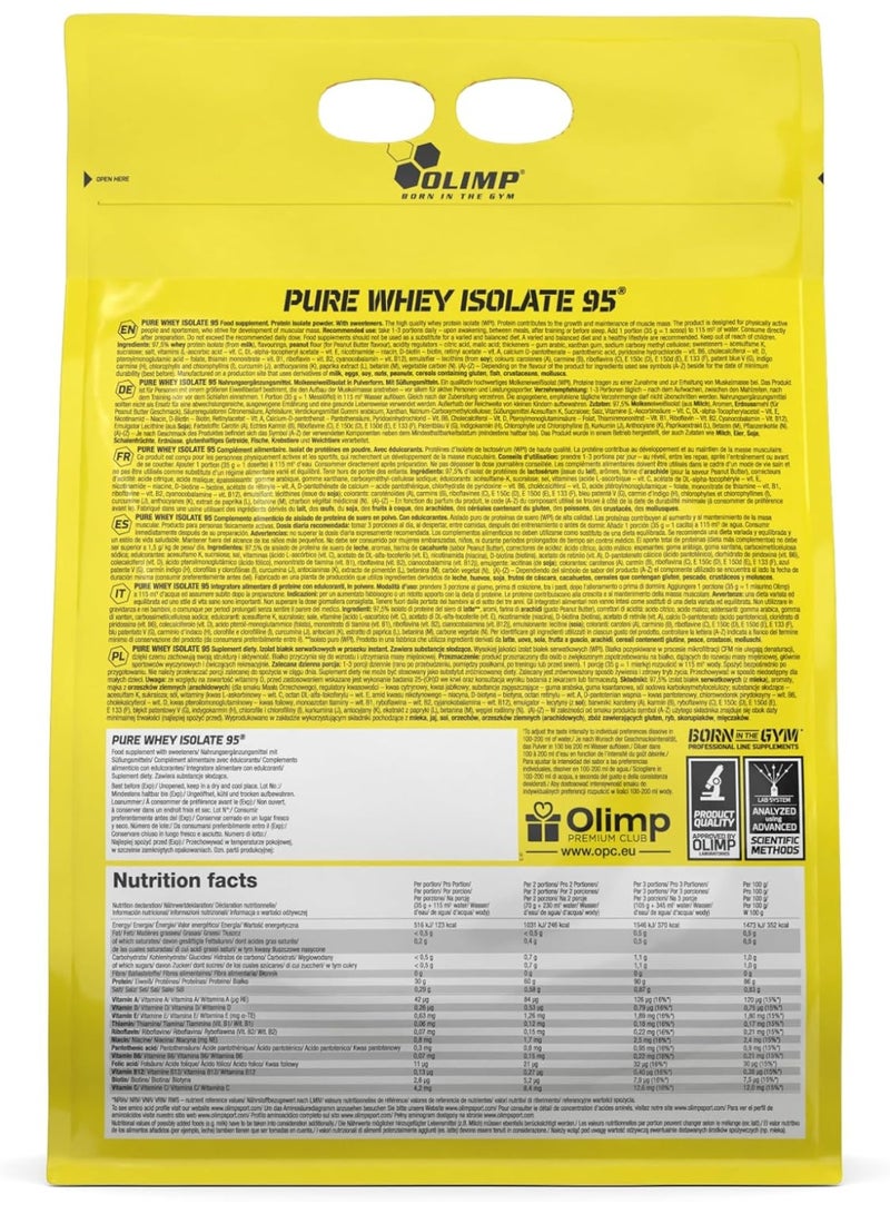 أولمب بروتين مصل اللبن النقي المعزول 95 - نكهة الفانيليا، 4 أرطال | 30 غ بروتين لكل حصة | بروتين مصل اللبن عالي الجودة مع الأحماض الأمينية المتشعبة (BCAA) والفيتامينات - Image 2