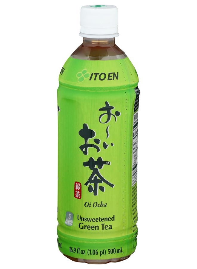 Ito En Oi Ocha Green Tea, Unsweetened, 16.9 Ounce Bottle - Image 1