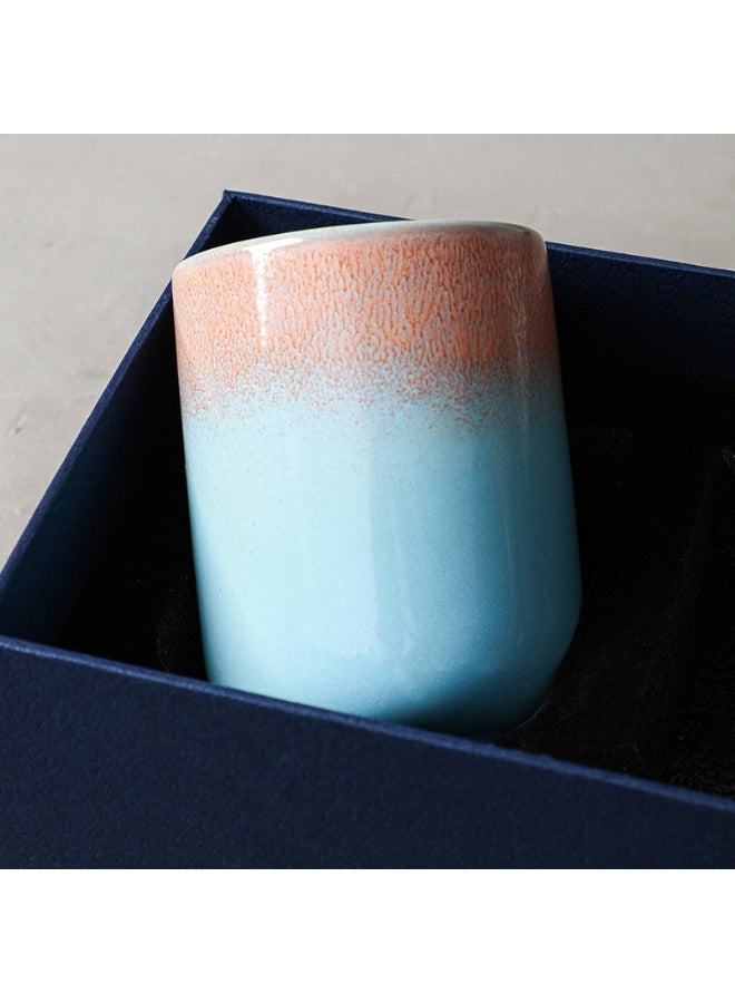 مجموعة من 3 أكواب إسبريسو خزفية متعددة الألوان بسعة 300 مل - Image 4