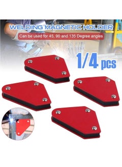 Magnetic Welding Holder Clamps, 4pc Mini Welder Magnets Tool Set, 3 Angles 45° 90° 135° Holds 9 LBS Weight - pzsku/Z30F0FB97A87EAEC6EA0AZ/45/_/1690195201/9dd67ad4-acc4-4167-95cc-ca02bc9cdca8