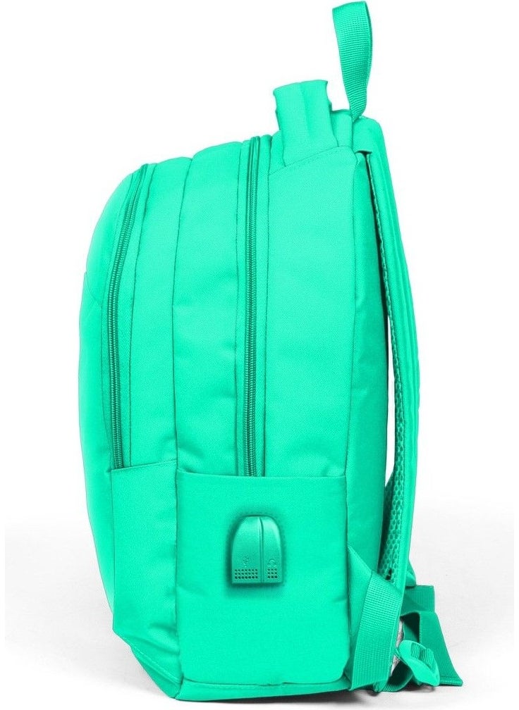 CORAL HIGH School and Lunch Bag Set - Girl Water Green - USB Socket  - Image 4