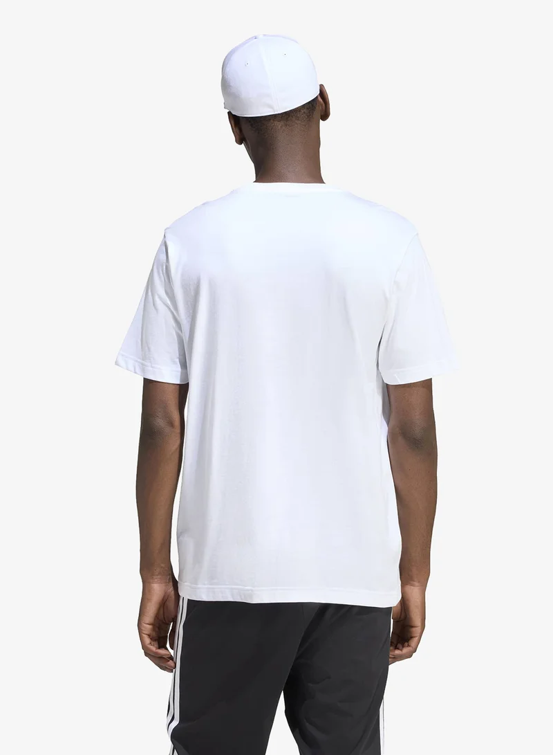 اديداس تيشيرت برسومات خطوط أبدية