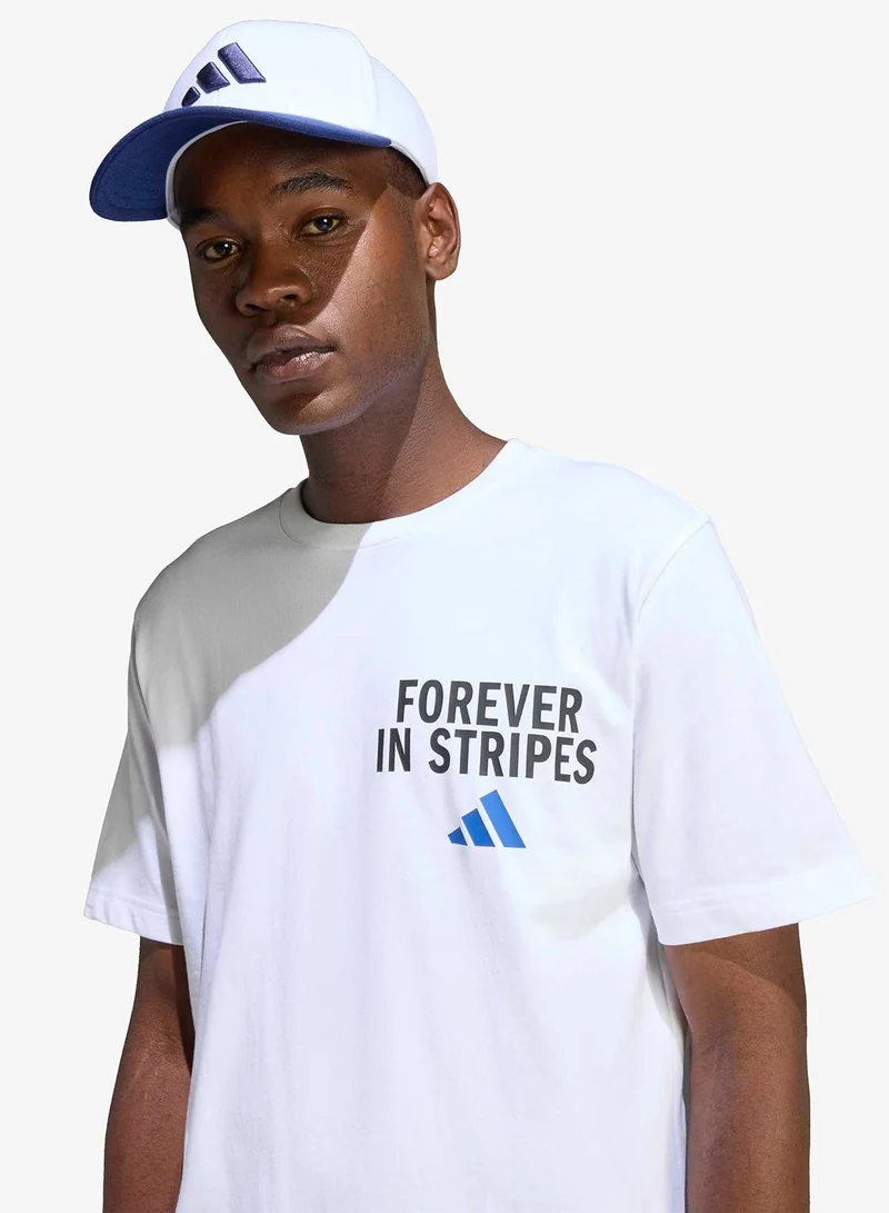 Adidas Forever In Stripes Graphic T-Shirt