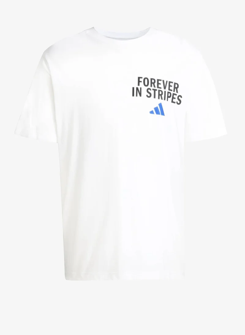 Adidas Forever In Stripes Graphic T-Shirt
