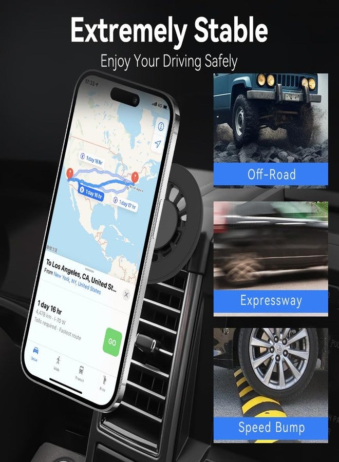 CLEC Magnetic Car Phone Holder for Ford F-150 2015-2020 Car Phone Mount for Magsafe[20 Strong Magnetic] 360°Adjustable Phone Mount,Phone Holder for Ford F-150 Accessories for Magsafe Case - Image 5