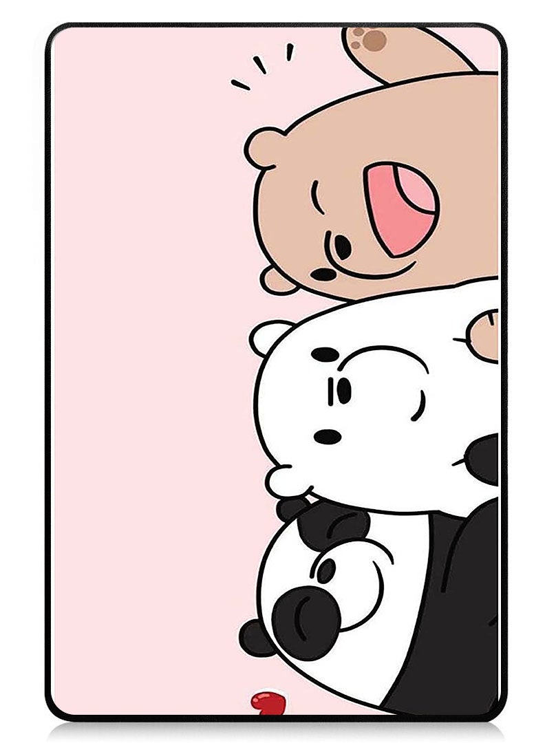 Theodor Protective Flip Case For Xiaomi Pad 7 & Xiaomi Pad 7 Pro With Trifold Stand Auto Wake Sleep Shockproof Cover - Three Friends Panda - Image 1