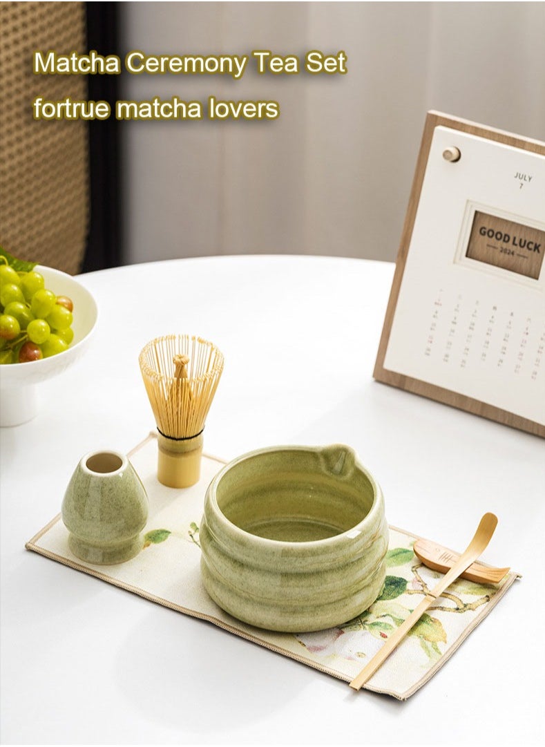 MissTiara Japanese Matcha Tea Set, 7Pcs Matcha Matcha Set with Matcha Bowl, Matcha Bamboo Whisk, Scoop, Whisk Holder, Stainless Steel Tea Sifter, Tea Making Kit  - Image 3