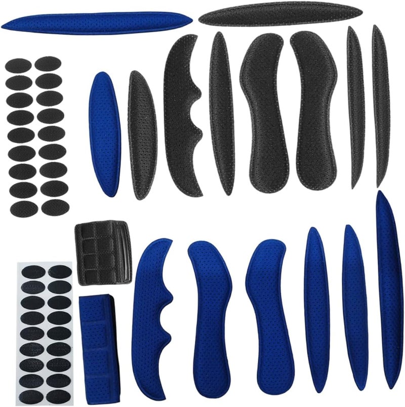 HANABASS 2Sets Cycling Helmet Liner Pads with High Sweat Absorption and Shock-Absorbing Foam Lightweight Breathable Helmet Cushion Inserts for Mountain and Road Riding Comfort and Protection - Image 1