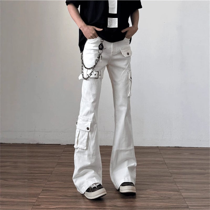 Unisex Classic Denim Jeans Loose Fit Daily Outdoor Wear - Image 2