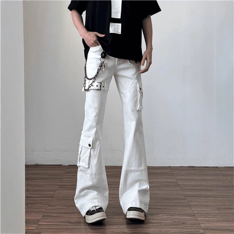 Unisex Classic Denim Jeans Loose Fit Daily Outdoor Wear - Image 4