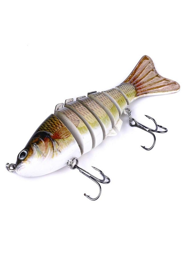 Generic 5 Pieces Vibrant Multi-Colored Fishing Lures for Fresh and Saltwater Swimming, 10cm-15.4g  - Image 4