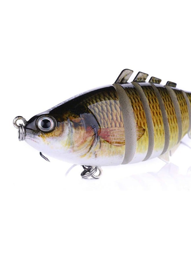 Generic 5 Pieces Vibrant Multi-Colored Fishing Lures for Fresh and Saltwater Swimming, 10cm-15.4g  - Image 5