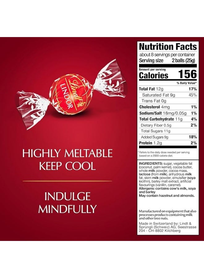 ليندت شوكولاتة حليب ليندور من ليند، 200 جرام - Image 2