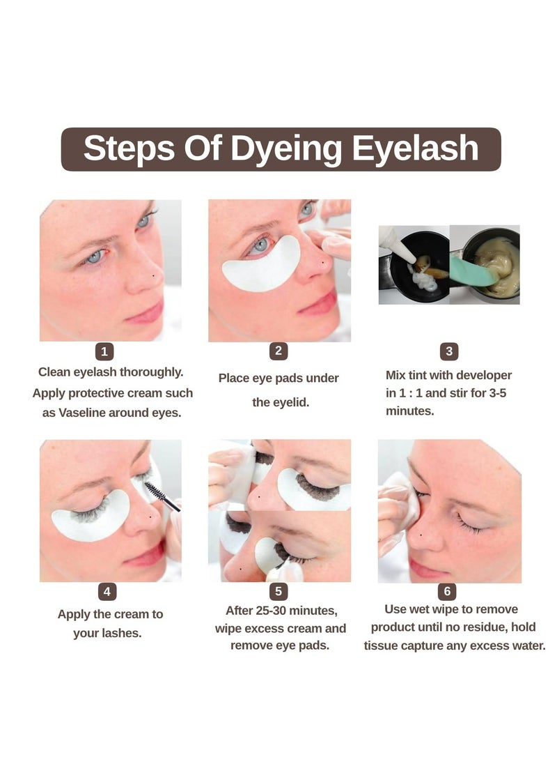 CMGTYYD - 26-Piece Eyebrow & Eyelash Coloring Kit – Professional 20ml Brown Tint for Long-Lasting Results – Safe, Easy to Use, and Perfect for Salon or Home - Image 1