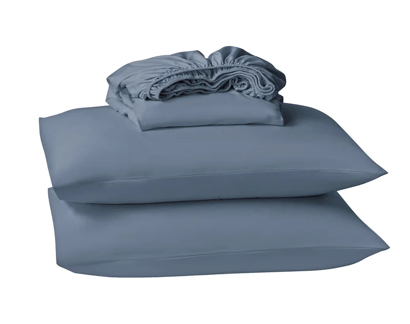 4-Piece King Bed Sheet Set – Fits 180×200+35 cm – Ultra Soft Brushed Microfiber – Extra Deep Pocket, Secure Elastic All Around – 1 Flat Sheet, 1 Fitted Sheet & 2 Pillowcases, All-Season Comfort – Wrinkle & Fade Resistant, Hypoallergenic