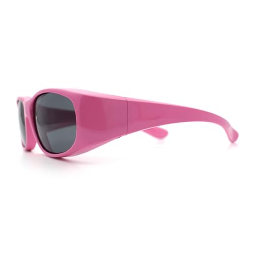 SA106 Polarized Toddler Size Kids 48mm Fit Over Sunglasses - Pink - Image 5
