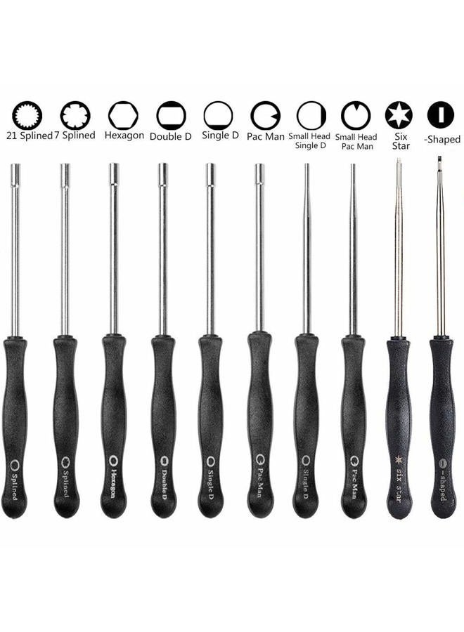 TOPEMAI 10 Pcs Carburetor Tune up Adjustment Tool Screwdriver Kit for Common 2 Cycle, Small Engine - Image 3