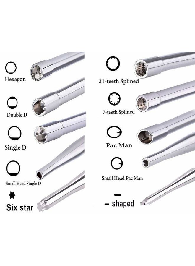 TOPEMAI 10 Pcs Carburetor Tune up Adjustment Tool Screwdriver Kit for Common 2 Cycle, Small Engine - Image 2