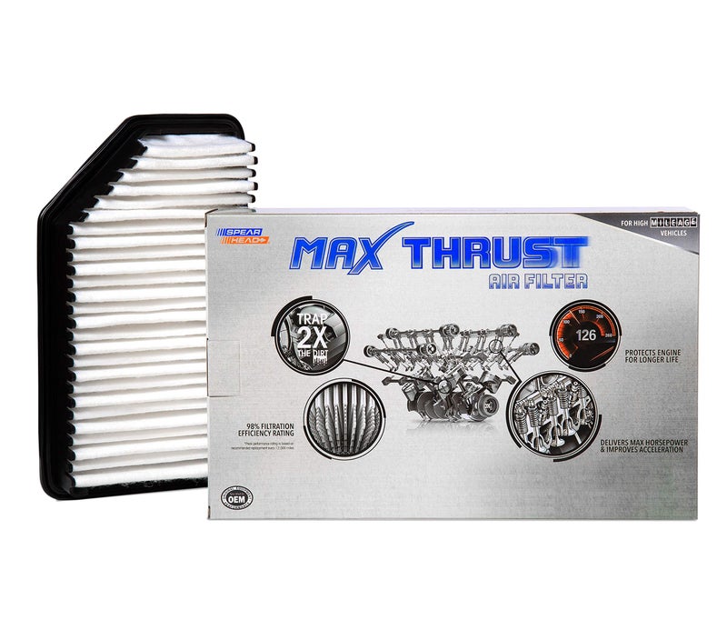 Spearhead MPG Defense Max Thrust Engine Air Filter For All Mileage Vehicles, Fits Like OEM, Restores MPG & Acceleration (MT-206) - Image 5