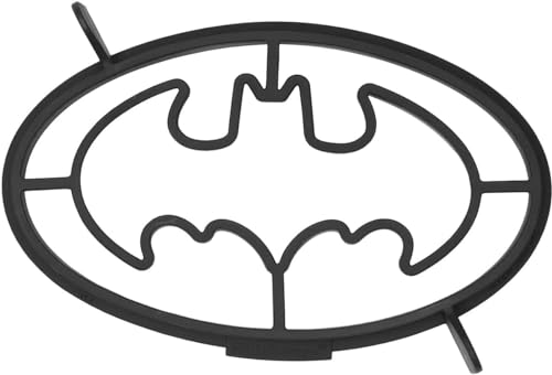 Whiskware Justice League Silicone Pancake Mold and Shaper Breakfast Art Dishwasher Safe BPA and Phthalate Free Plastic Batman - Image 1