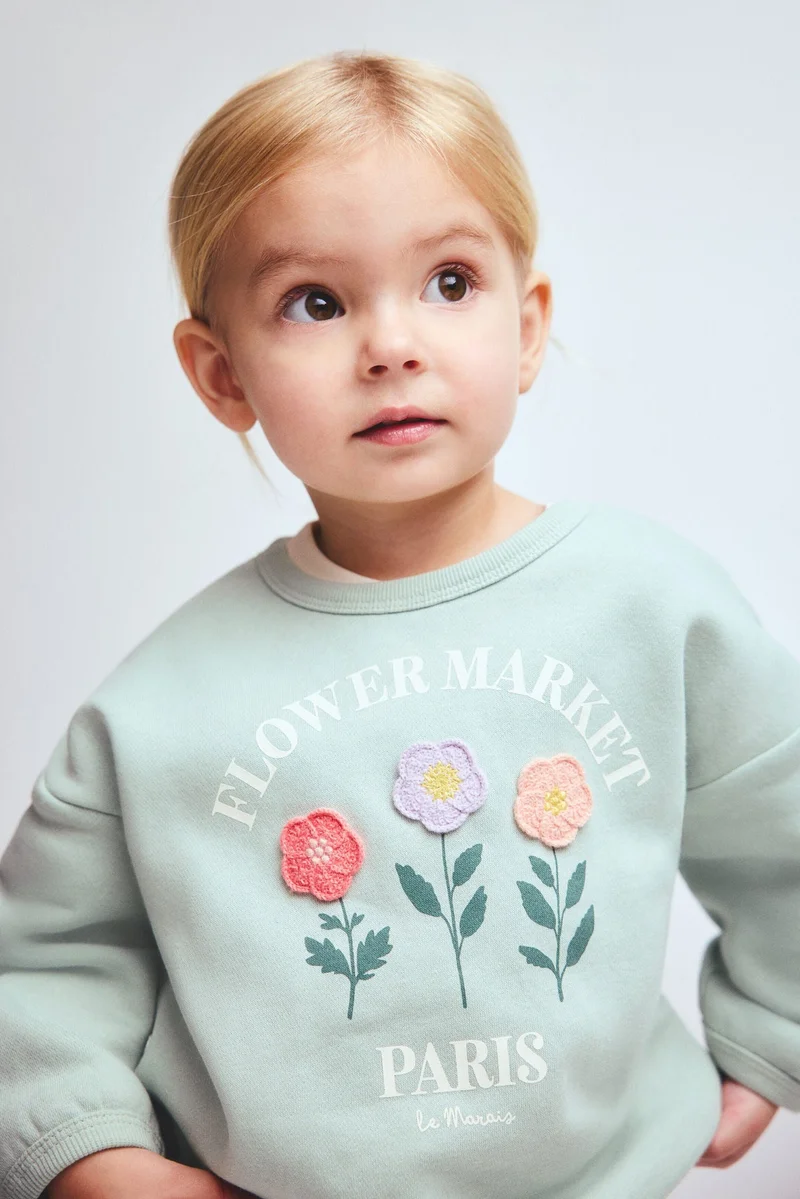 H&M Motif-detail sweatshirt