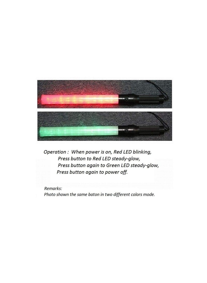 عباسلي ضوء حركة المرور LED باتون أحمر LED مع LED أخضر 3 أوضاع وامضة - Image 2