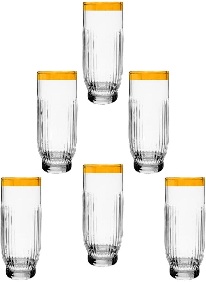 segaey LAV TOKYO Glasses Set, Clear, Pack of 6 