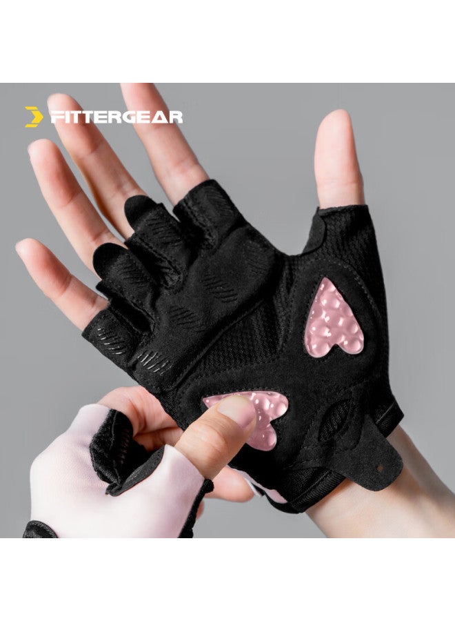 Fittergear Fitness Gloves For Women, Half-finger Breathable, For Gym Equipment Training, Dumbbell Yoga, Non-slip And Callus-resistant - Image 3