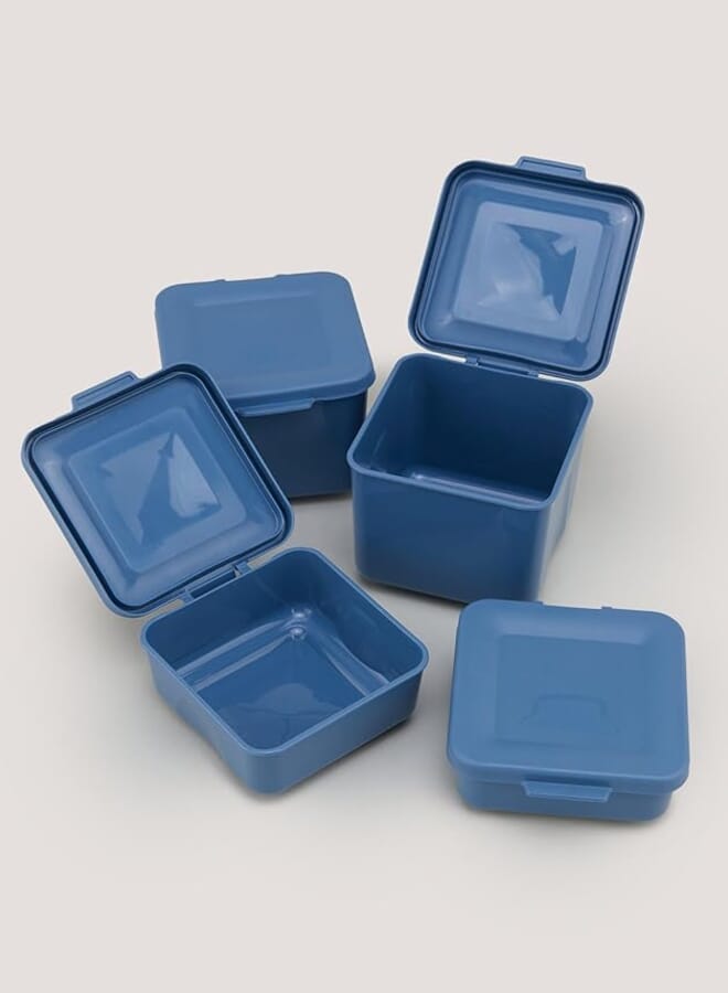 Matalan Snack Pots 4-Pieces Set, Blue