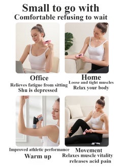 Healife Mini Massage Gun, Impact Muscle Electric Stimulator with 4 Speed ​​Massager, Ultra Quiet Portable Electric Handheld Body Massager for Massage Relaxation  - Image 3