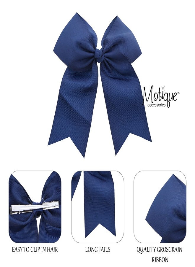 موتيك أكسيسوريز مشبك شعر كبير الحجم على شكل فيونكة مع ذيول - Image 3