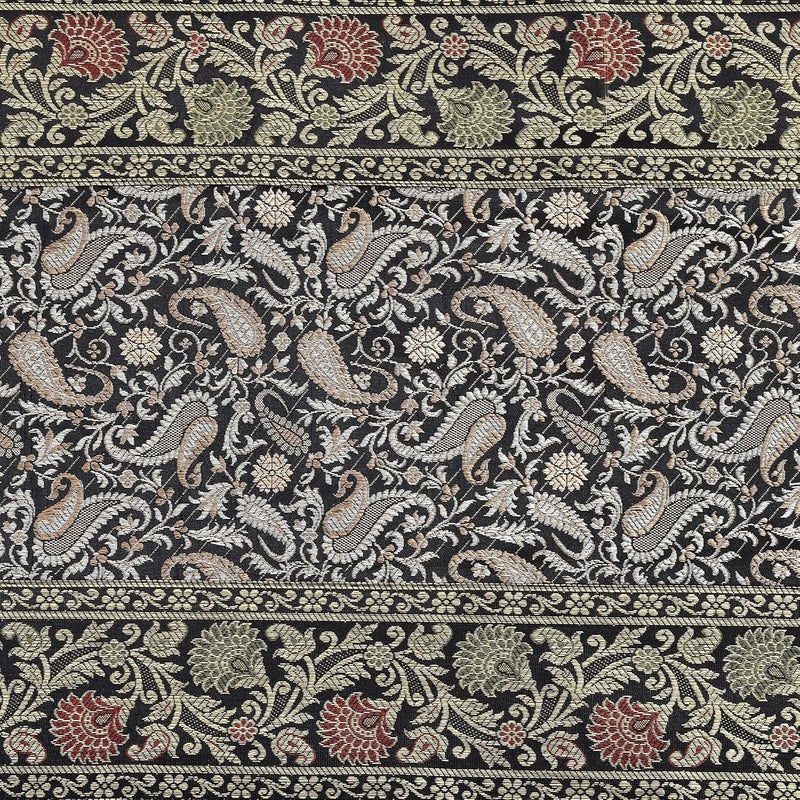 E - Ezra EEZRA Silk Long Table Runner for Dinning Centre Table Tassels End V Shpae Runner Tablecloth Size 14 X 80 inches - Image 5