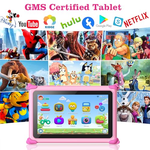 Trayoo Kids Tablet, 7IN Toddler Tablet for Kids with 32GB ROM, Shockproof Case, Education Apps Pre-Installed, Parental Control, WiFi, Netflix, YouTube - Image 3
