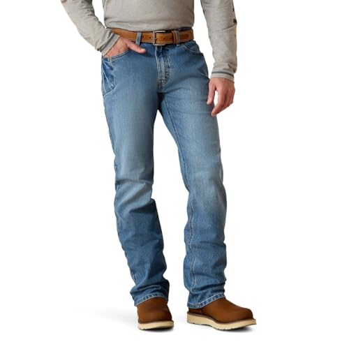 Ariat Rebar M4 Low Rise DuraStretch Boot Cut Jean – Men’s Work Jeans - Image 1