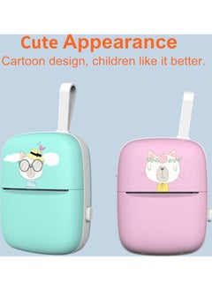 NIBEMINENT Portable Mini Pocket Photo Printer Pink  - Image 2