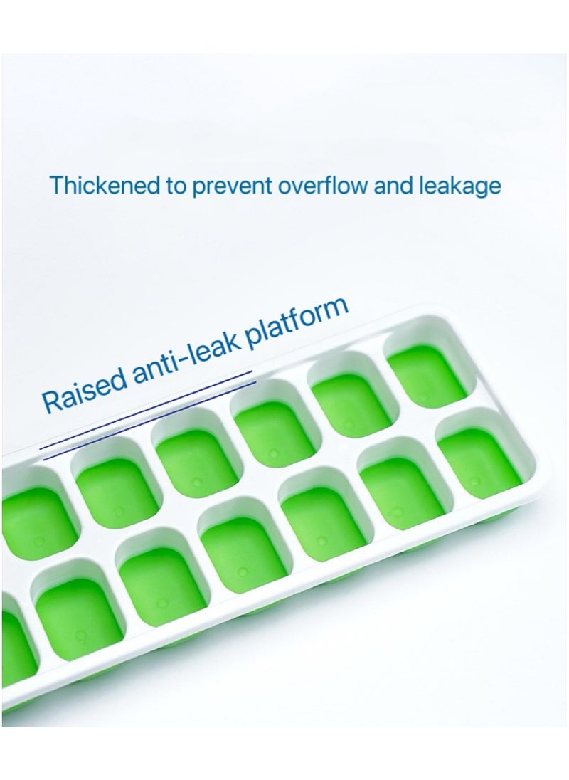 Generic - Ice Cube Tray, Ice Cube Maker (Pack of 4) - Ice Cube Trays with Leak Proof Lid, Large Ice Cube Mold, Slow Melting Ice Cube for Chilling Cocktails, Drinks, Juice - Image 1
