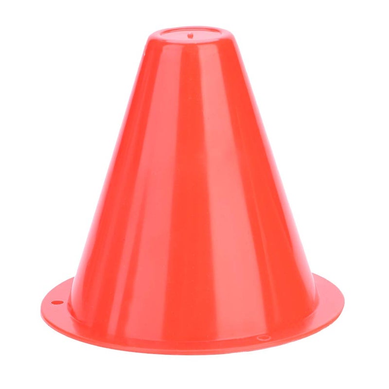 klarako Soccer Training Cone, 10pcs Soccer Training Cone Football Barriers Plastic Marker Holder Accessory(RED) - Image 4