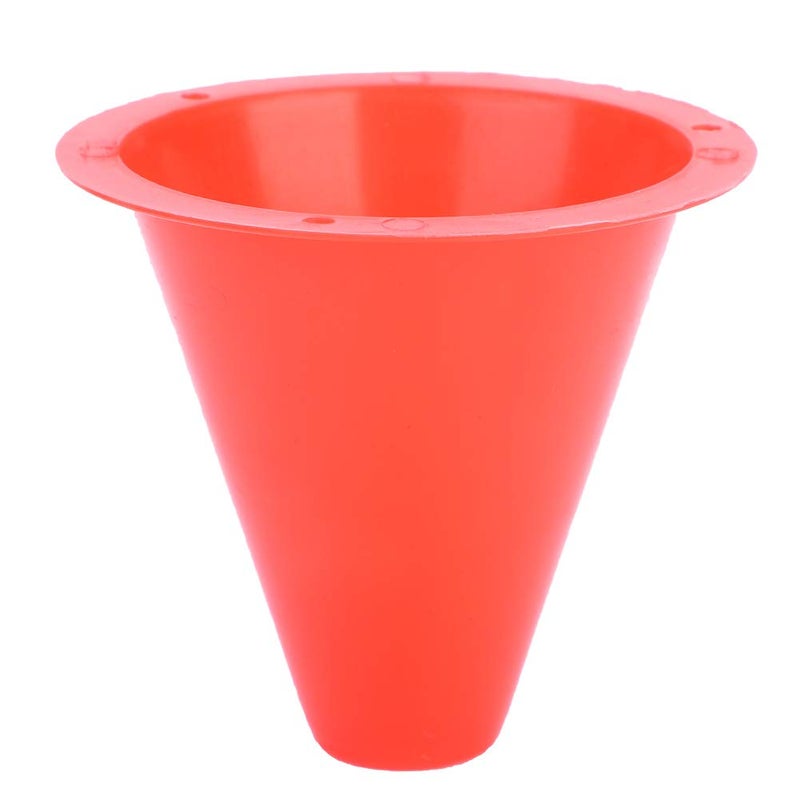 klarako Soccer Training Cone, 10pcs Soccer Training Cone Football Barriers Plastic Marker Holder Accessory(RED) - Image 5