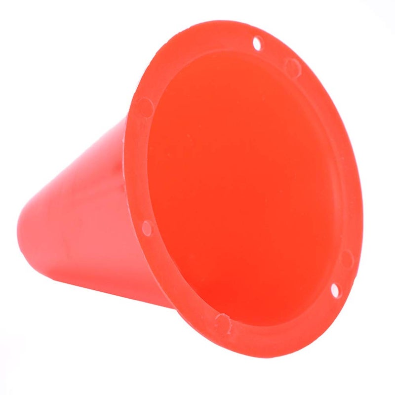 klarako Soccer Training Cone, 10pcs Soccer Training Cone Football Barriers Plastic Marker Holder Accessory(RED) - Image 2