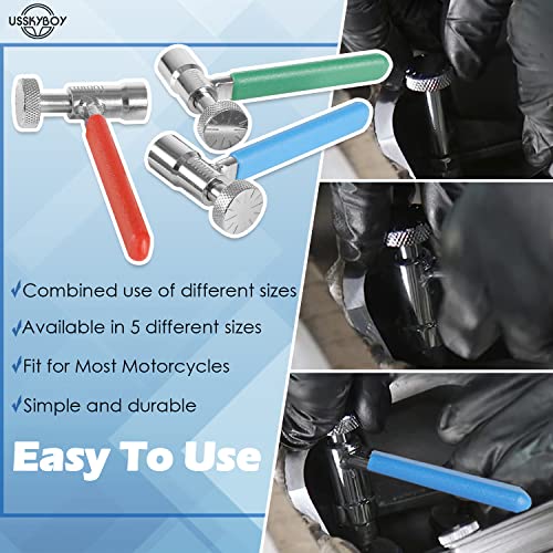 USSKYBOY Motorcycle Valve Tappet Adjusting Wrench Tool Kit For Most Motorcycles ATVs and ATCs, Small Engine Valve Tappet Tools (6 PCS - Image 3