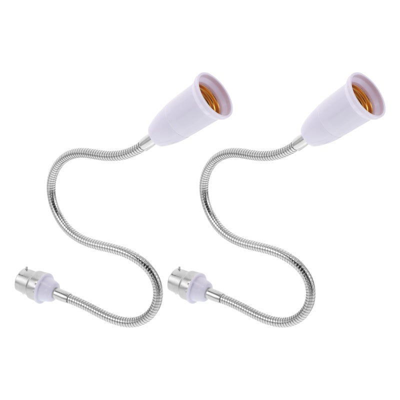 2pcs Ceramic Light Converter - Screw Lamp Base Adapter Light Bulb Porcelain Lamp Holder Extension Adapter for Home Garage Party Decoration - Image 5