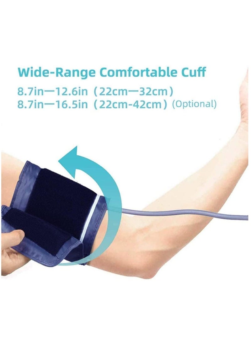 Furtey - Upper Arm Blood Pressure Machine With 4.7-Inch Large Screen Adjustable Blood Pressure Cuff Fully Automatic Voice Broadcast Irregular Heartbeat Detector - Image 1