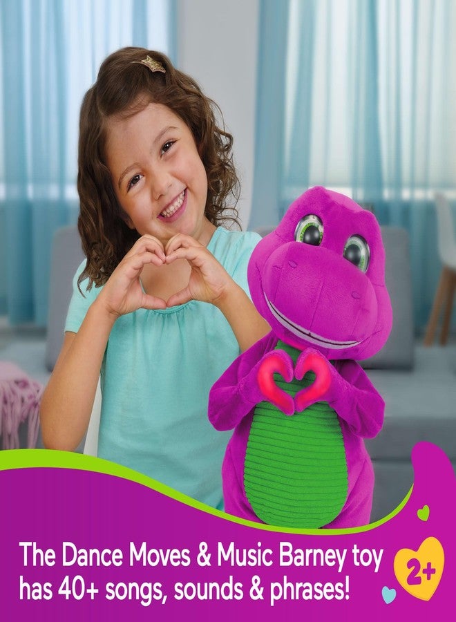 Barney ألعاب بارني وورلد للأطفال من فيشر-برايس، دمية قماشية طويلة، 13 بوصة مع أصوات، نسيج ناعم للعب، للأطفال من عمر 2 سنوات فما فوق - Image 2