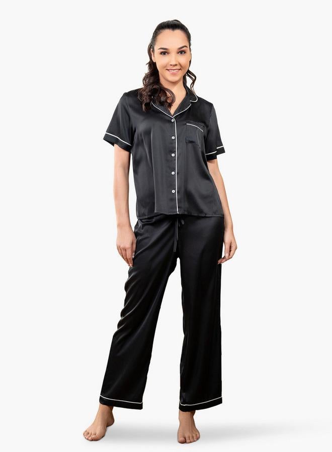 أدريا طقم بيجامة كلاسيك طويل للسيدات من إس إس - Image 1