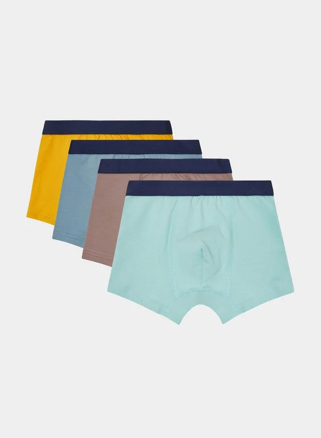 Styli Pack of 4 - Boys Printed Cotton Trunks